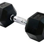 Mancuerna Hexagonal Engomada 10kg Goma Pesa Maciza X Unidad